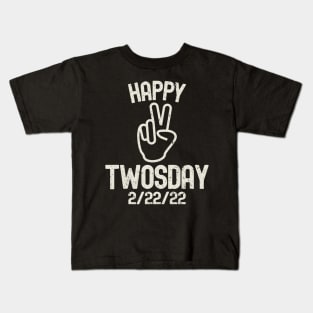 Happy Twosday 2/22/22 Kids T-Shirt